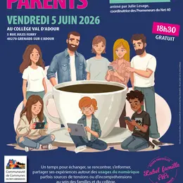 Café des parents : thème le numérique et les écrans