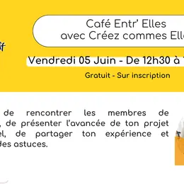 Café Entr'Elles avec Créez Comme Elles