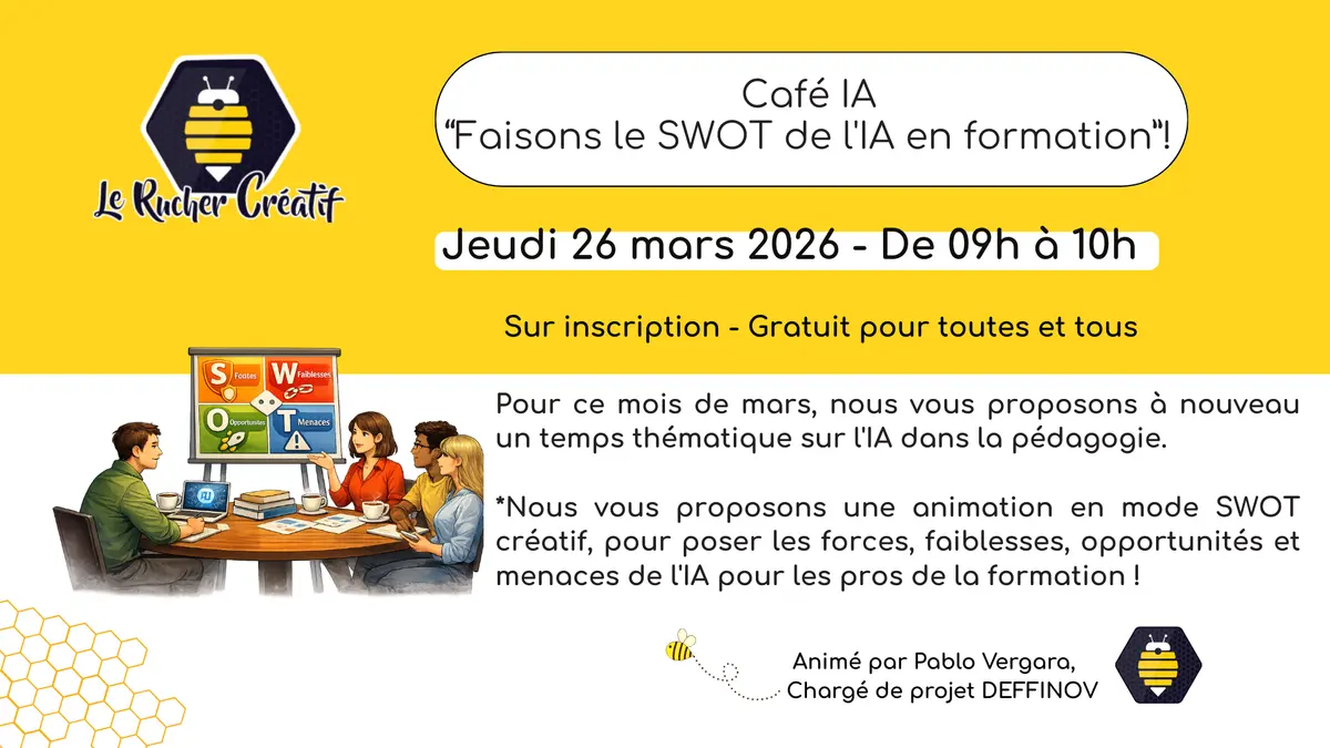 Café IA - Faisons le SWOT de l'IA en formation !