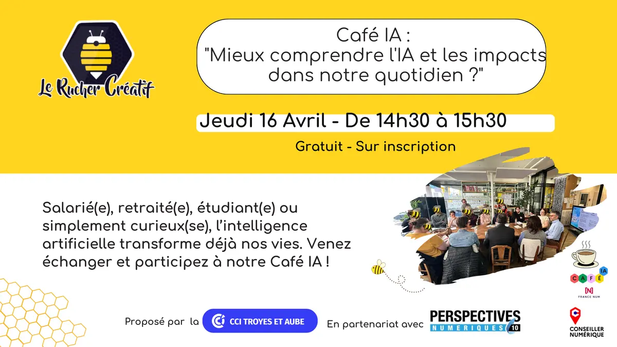 Café IA : mieux comprendre l'IA et les impacts dans notre quotidien ?