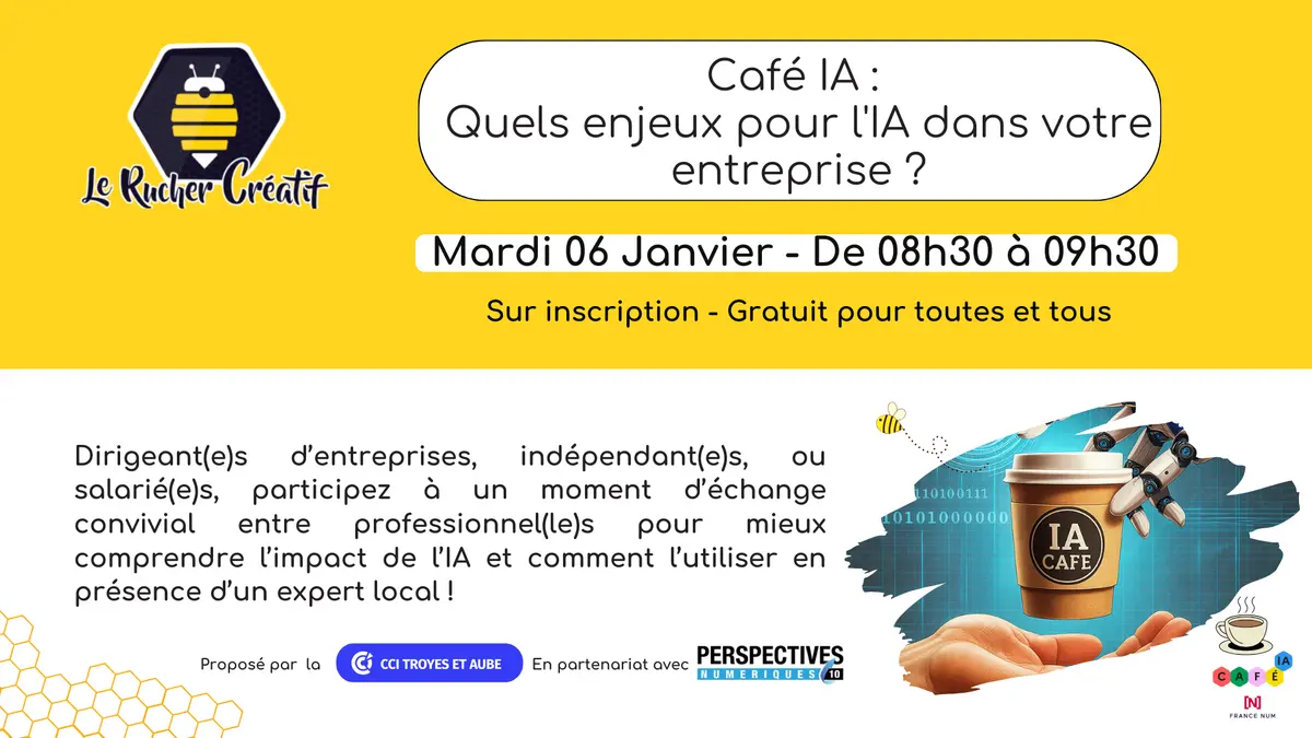 Café IA : Quels enjeux pour l'IA dans votre entreprise ?