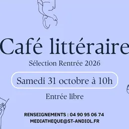 Café littéraire à la médiathèque : Sélection Rentrée 2026