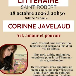 Café littéraire avec Corinne Javelaud