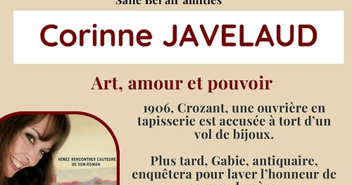 Café littéraire avec Corinne JAVELAUD