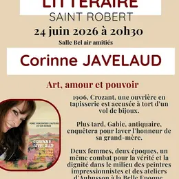 Café littéraire avec Corinne JAVELAUD
