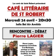 Café littéraire avec Pierre Lagier