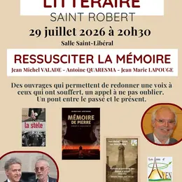 Café littéraire Ressusciter la mémoire