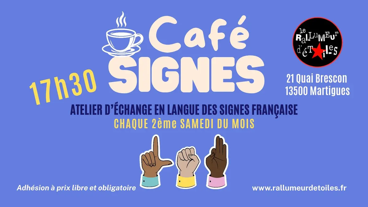 Café LSF Atelier en Langue des Signes