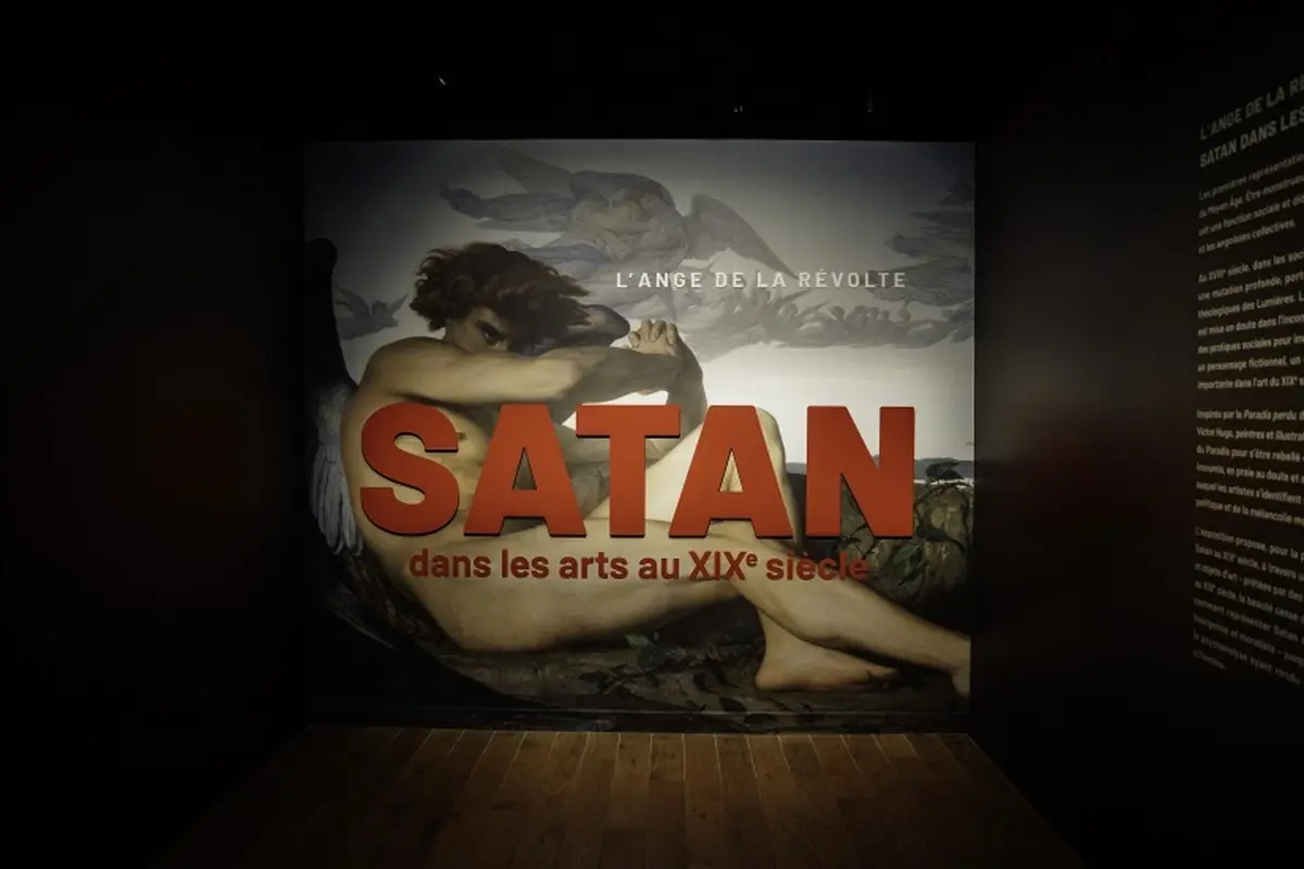 Café musée autour de L'Ange de la Révolte. Satan dans les arts du 19e siècle