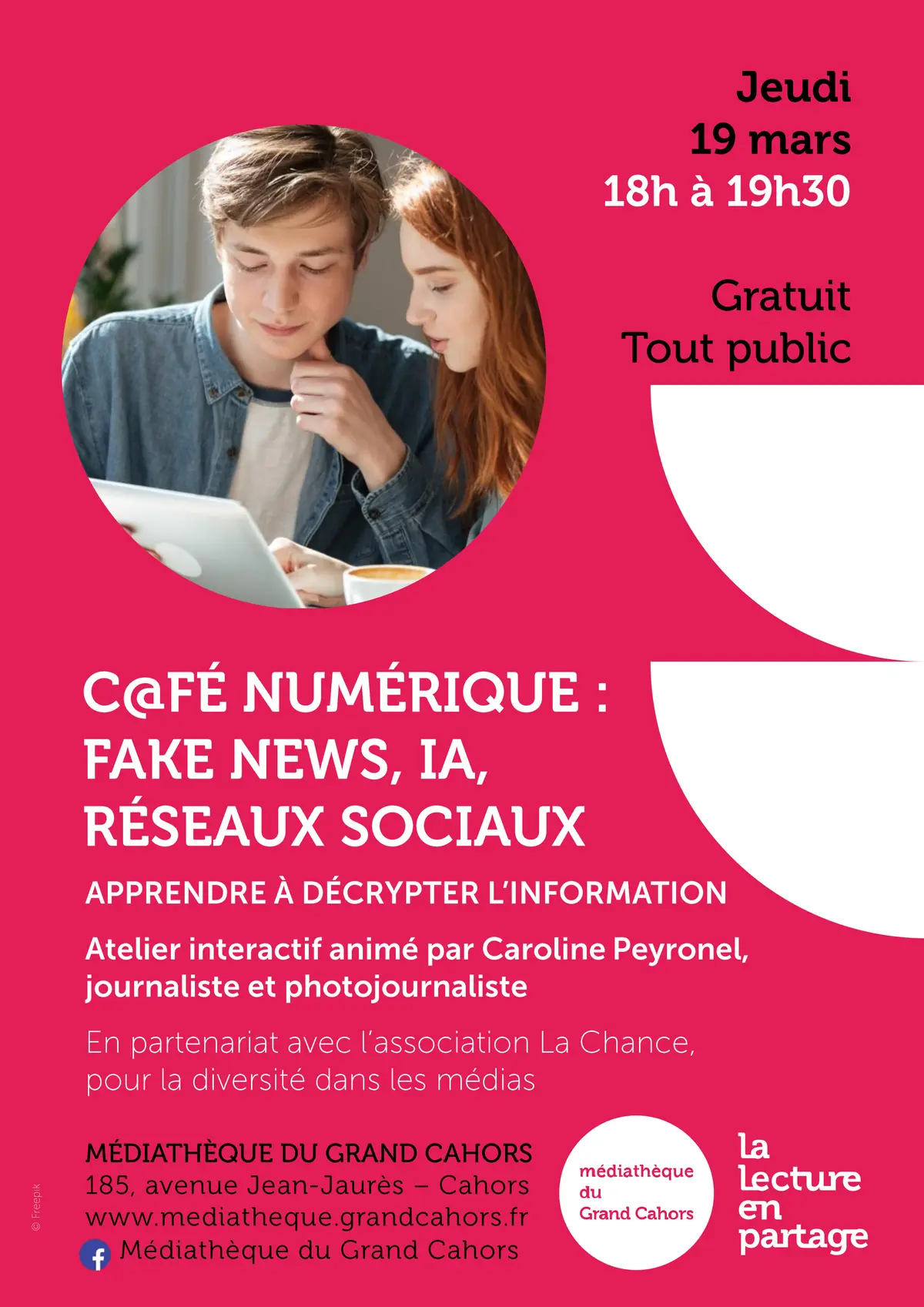 Café numérique : fake news, IA, réseaux sociaux