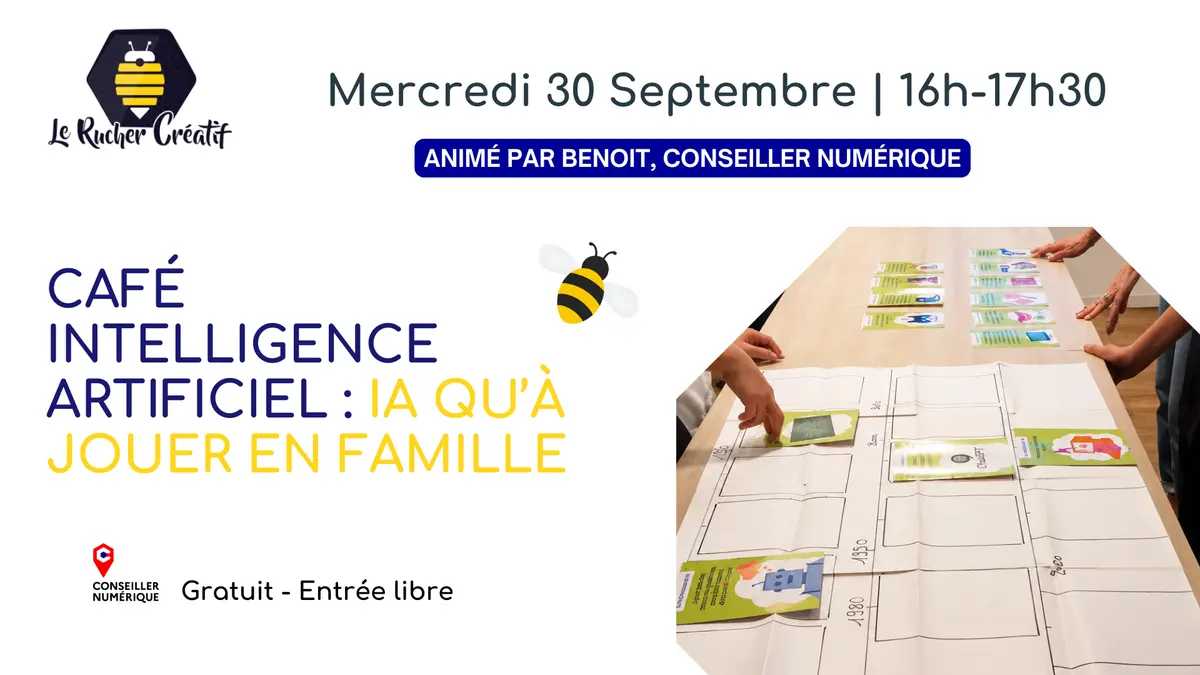 Café numérique :  IA qu’à jouer en famille !