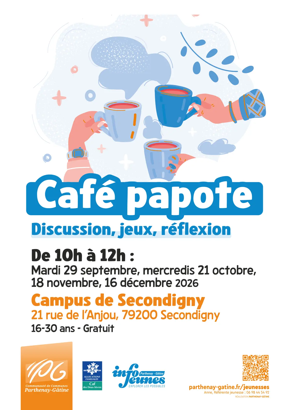 Café papote au Campus de projets de Secondigny