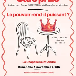 Café Philo - Le pouvoir rend-il puissant ?