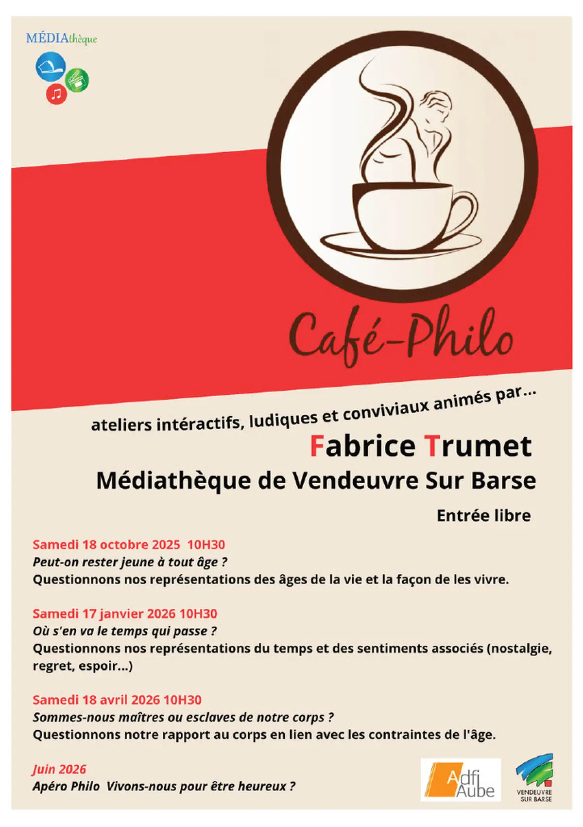 Café Philo Où s'en va le temps qui passe ?