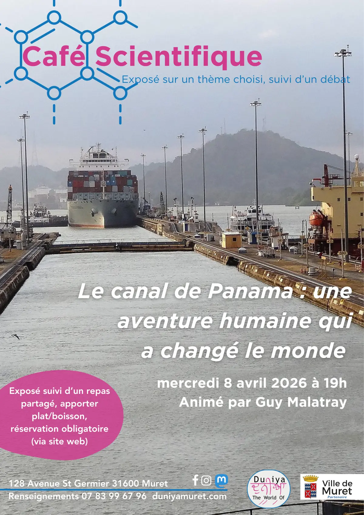 Café Scientifique : Le Canal De Panama, Une Aventure Humaine Qui A Changé Le Mond