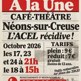 Café théâtre A la une !