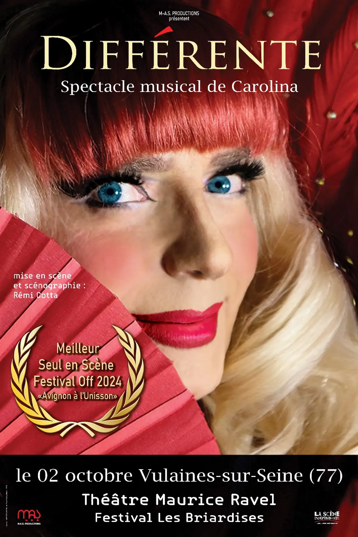 Café Théâtre Côté Rocher - Carolina dans Différente