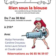 Café théâtre Le Zèbre : Rien sous la blouse