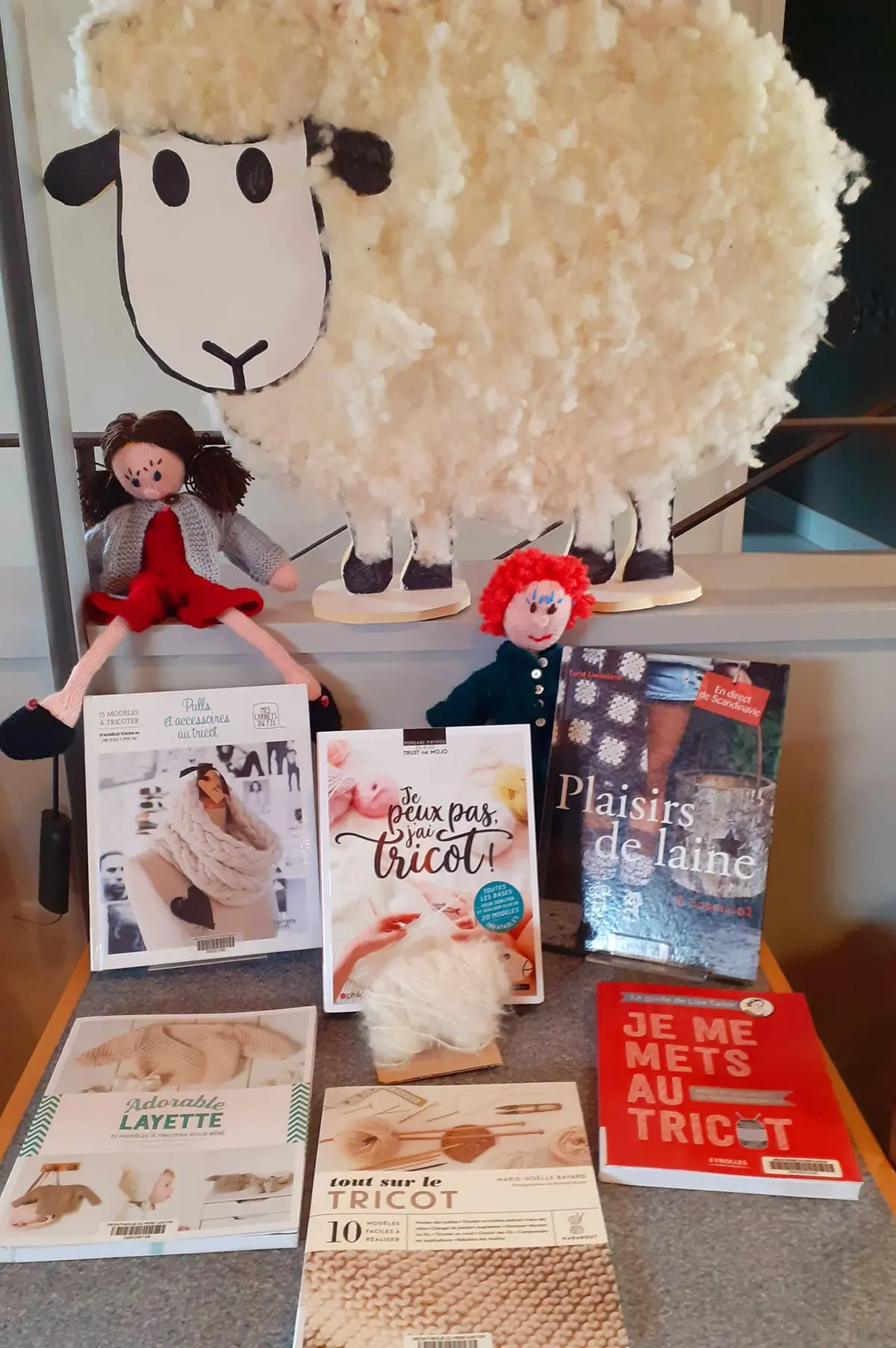 Café tricot, crochet, broderie à la Maison du Père Castor