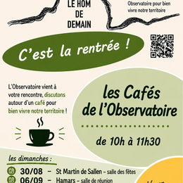 Cafés de l'Observatoire avec le Hom de Demain