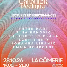 Cafoutch Poétique, scène de performances poétiques.