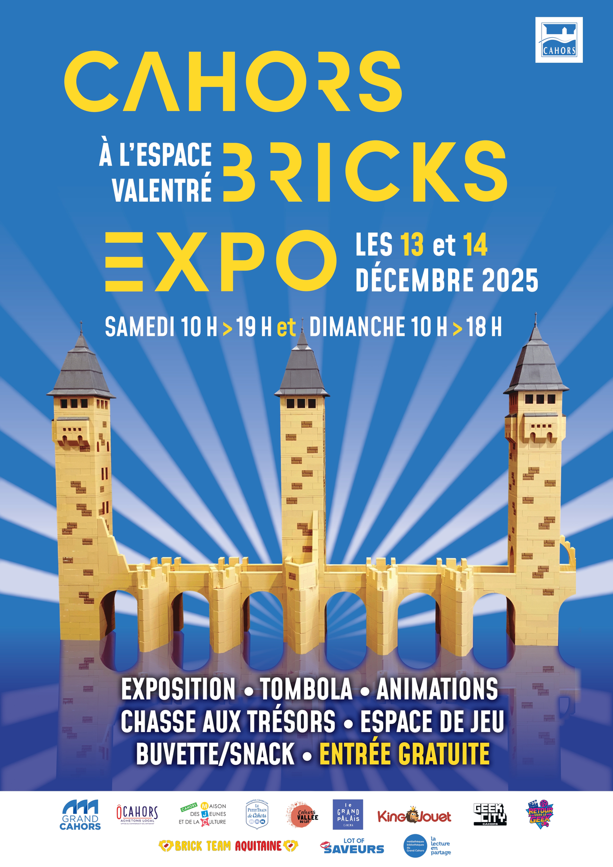 Cahors Bricks Expo - Animations à la médiathèque