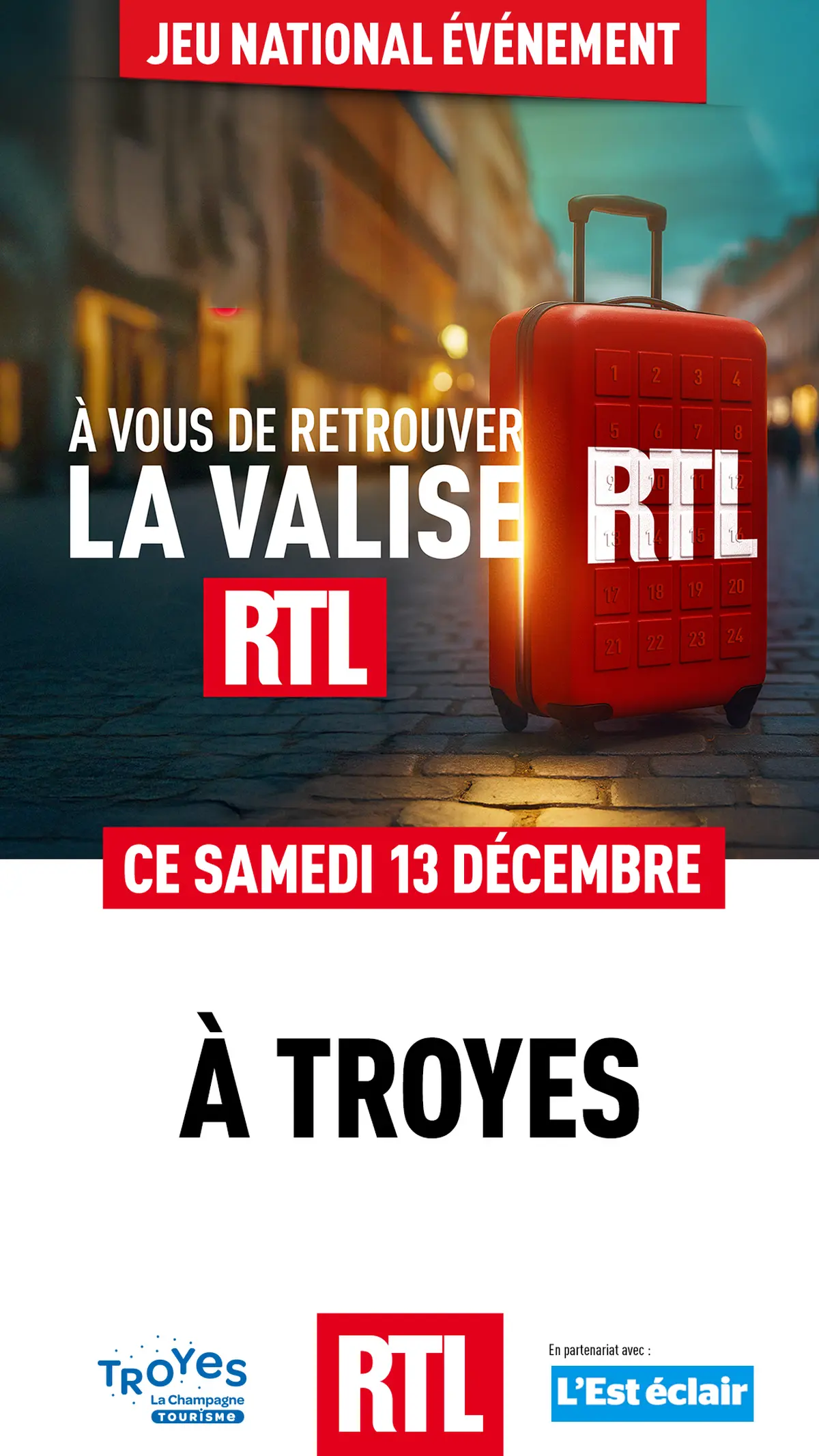 Calendrier de l'Avent de la valise RTL
