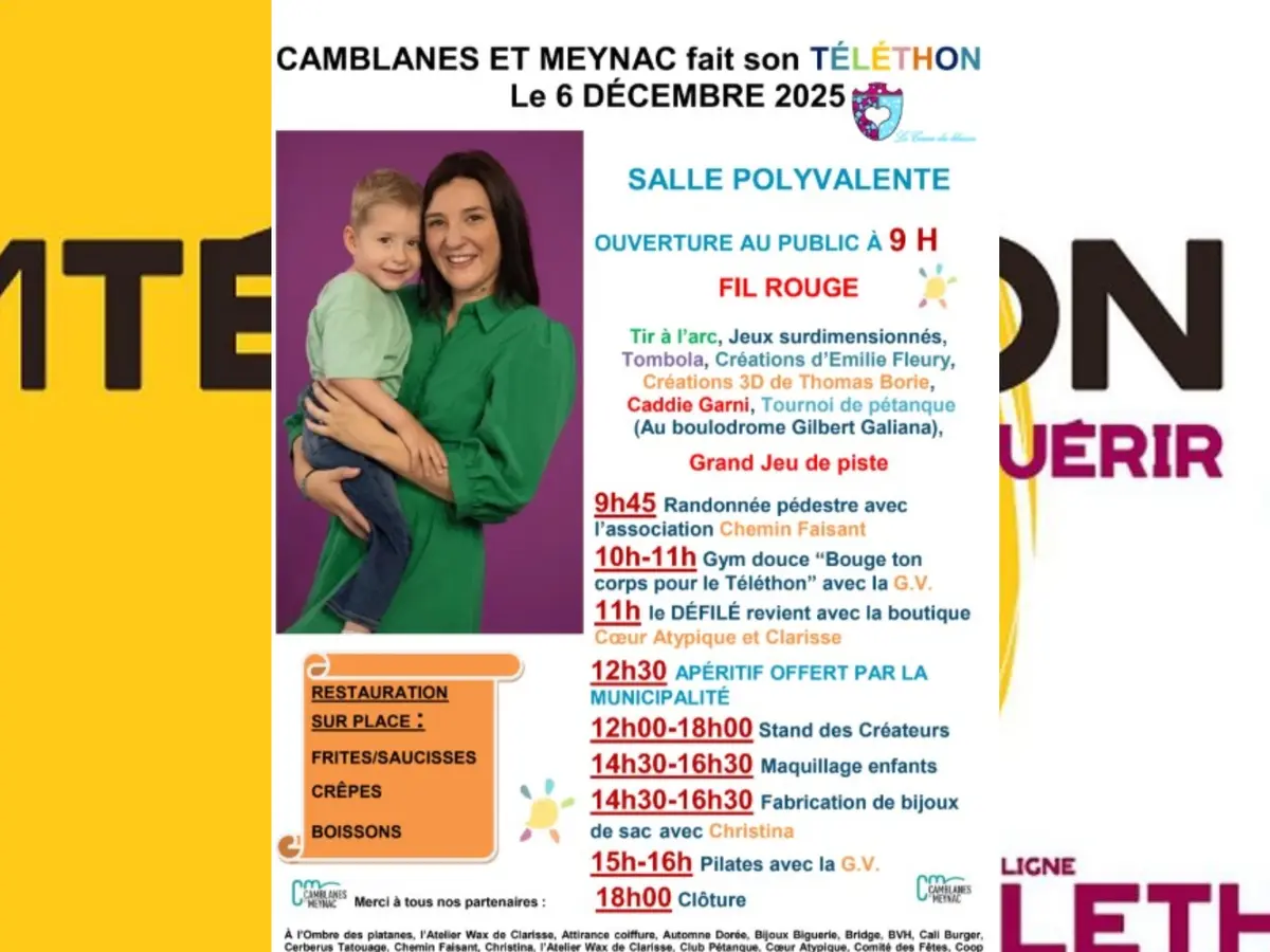 Camblanes et Meynac fait son Téléthon