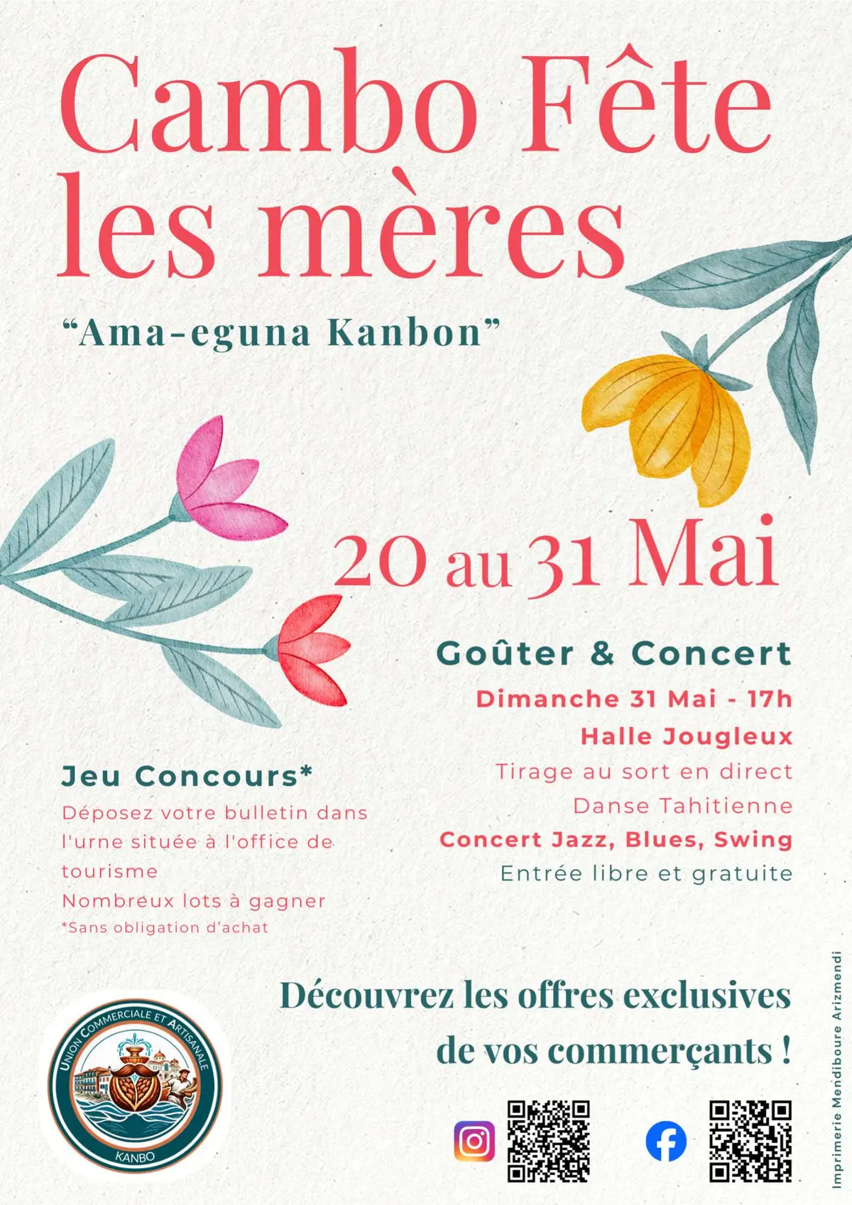 Cambo fête les mères Ama-eguna Kanbon - Jeu concours