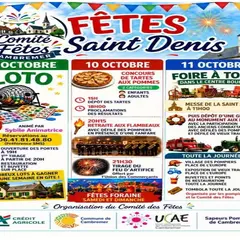 CAMBREMER FÊTE SAINT-DENIS 09, 10 et 11 OCTOBRE 2026