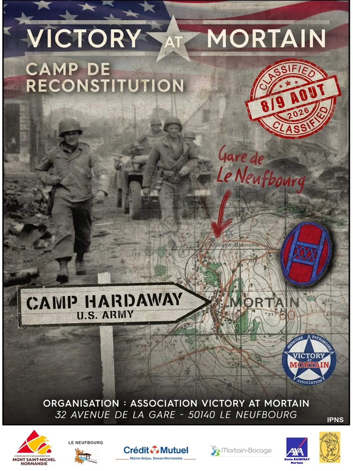 Camp de reconstitution US WW2