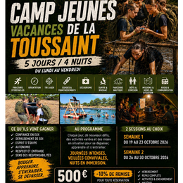 Camp jeunes vacances de la Toussaint