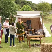 Camp médiéval à l'abbaye de Hambye