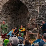 Camp médiéval au château de Ventadour