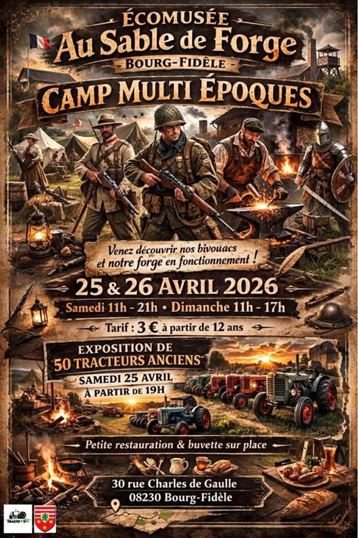 Camp multi époques et atelier de Forge