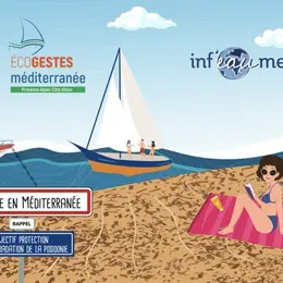 Campagne Inf'eau mer à la plage du Bestouan