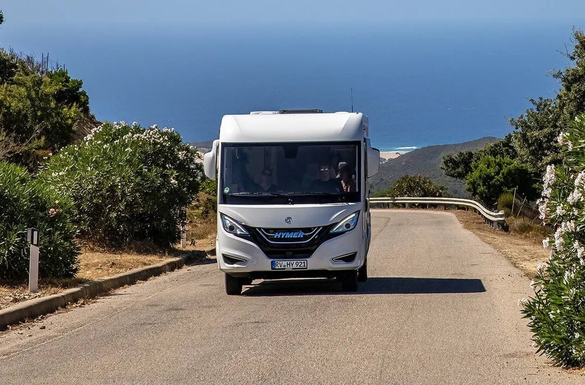 Un camping car Hymer