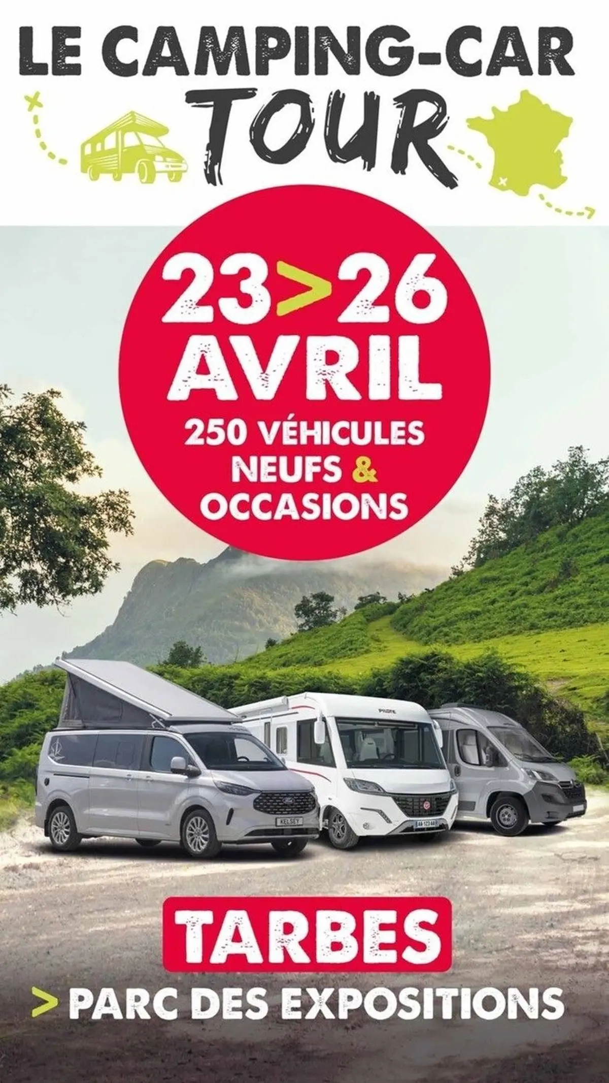 Camping-car Tour 2026 à Tarbes