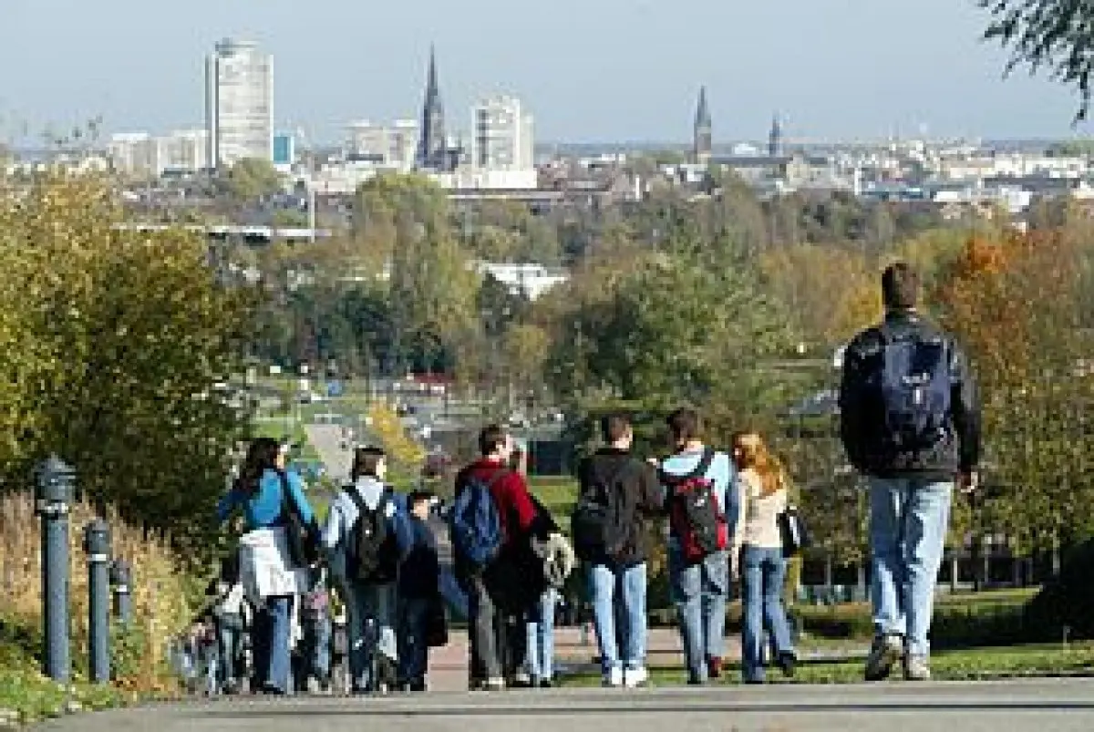 Le campus de l'Illberg, à Mulhouse.