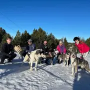 Cani-rando avec des chiens de traîneau à Camurac (11)