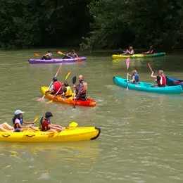 Canoë-kayak du val d'Albret : animation nautique estivale