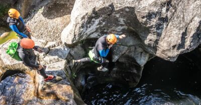 Canyoning &agrave; Millau dans le canyon de Bramabiau (12)