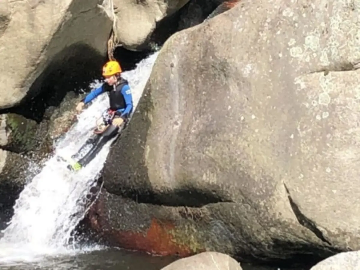 Canyoning à Molitg-les-Bains dans les gorges de Castellane (66)