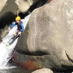 Canyoning à Molitg-les-Bains dans les gorges de Castellane (66)