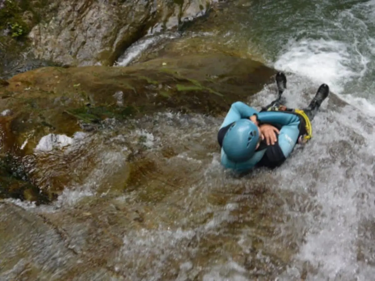 Canyoning  à Saint-Egrève dans le canyon de l'Infernet (38)