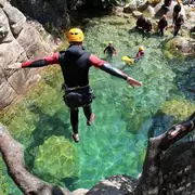 Canyoning à Solenzara dans le canyon de la Purcaraccia