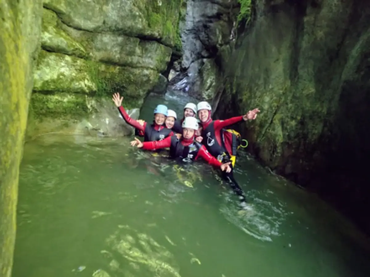 Canyoning au Canyon d'Angon à Talloires-Montmin (74)