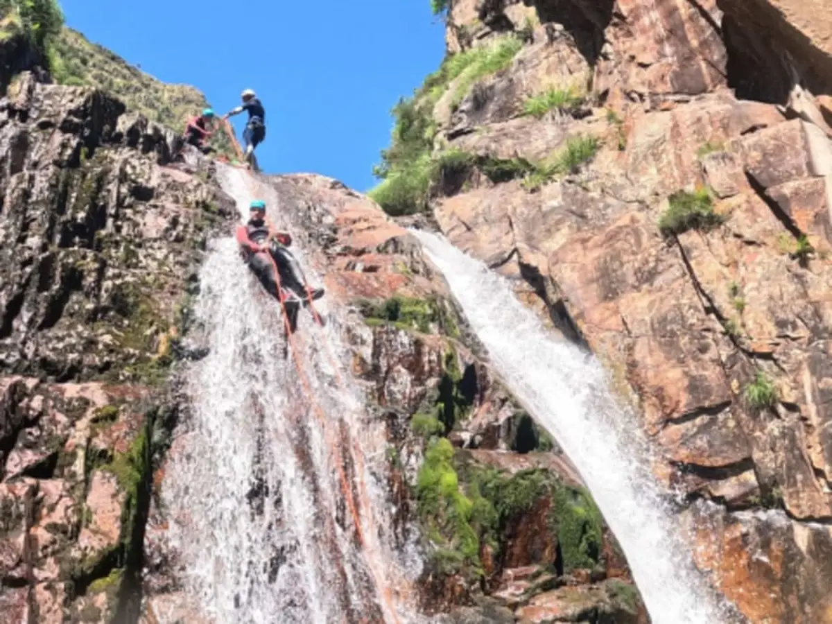 Canyoning au canyon d'Artigue à Auzat (09)