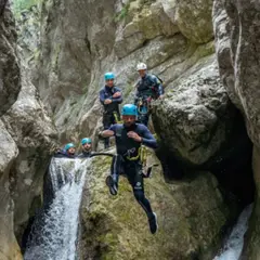 Canyoning au Canyon de la Clue de Saint Auban dans l'Esteron