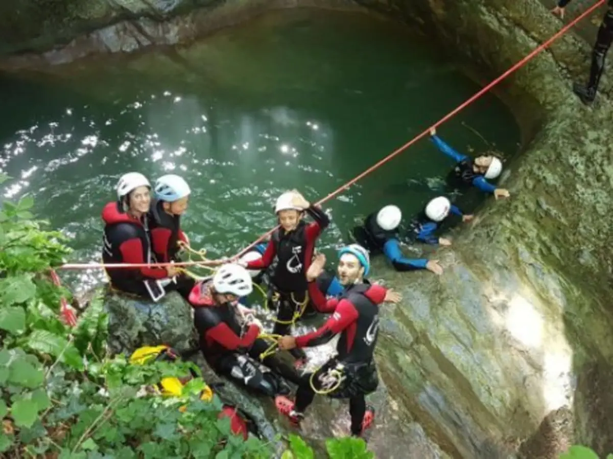 Canyoning au Canyon de Ternèze à Curienne (73)